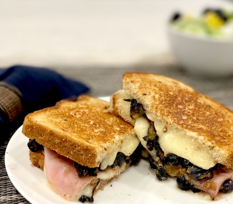 Blueberry & Brie Grilled Cheese